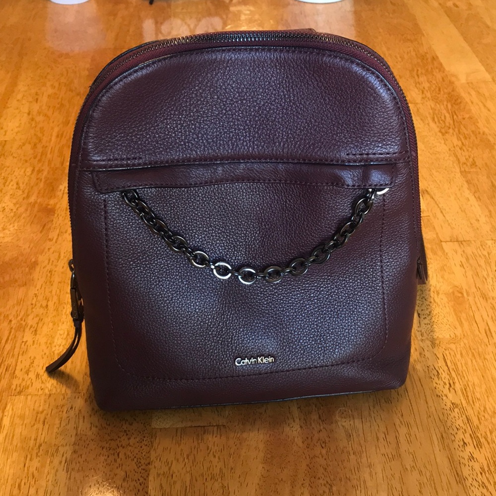 Calvin Klein Small Rum Raisin Hera Backpack